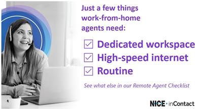 Cover image of work from home checklist.