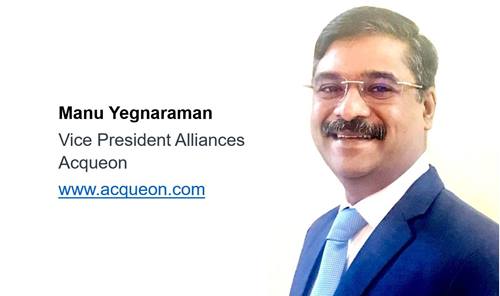 Manu Yegnarman, Vice President Alliances, Acqueon