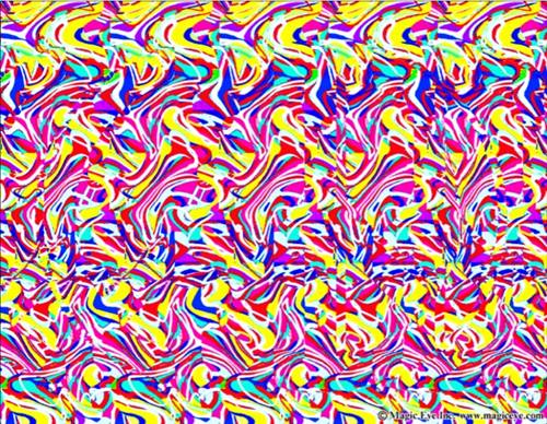 Magic Eye 3D images and Data Point