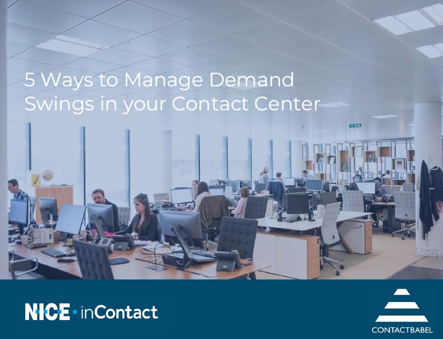 5 ways to manage demand swings in your contact center report